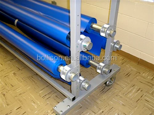 20ft X 40ft Heavy Duty Premium Silver 6 Oz Poly Gym Floor Cover