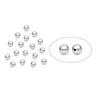 925 Sterling Silver Round Ball Beads for Jewelry Making