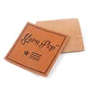 Clothing Accessories Factory Brown Custom Garment Real Leather Labels Patches for Garment and Sofa