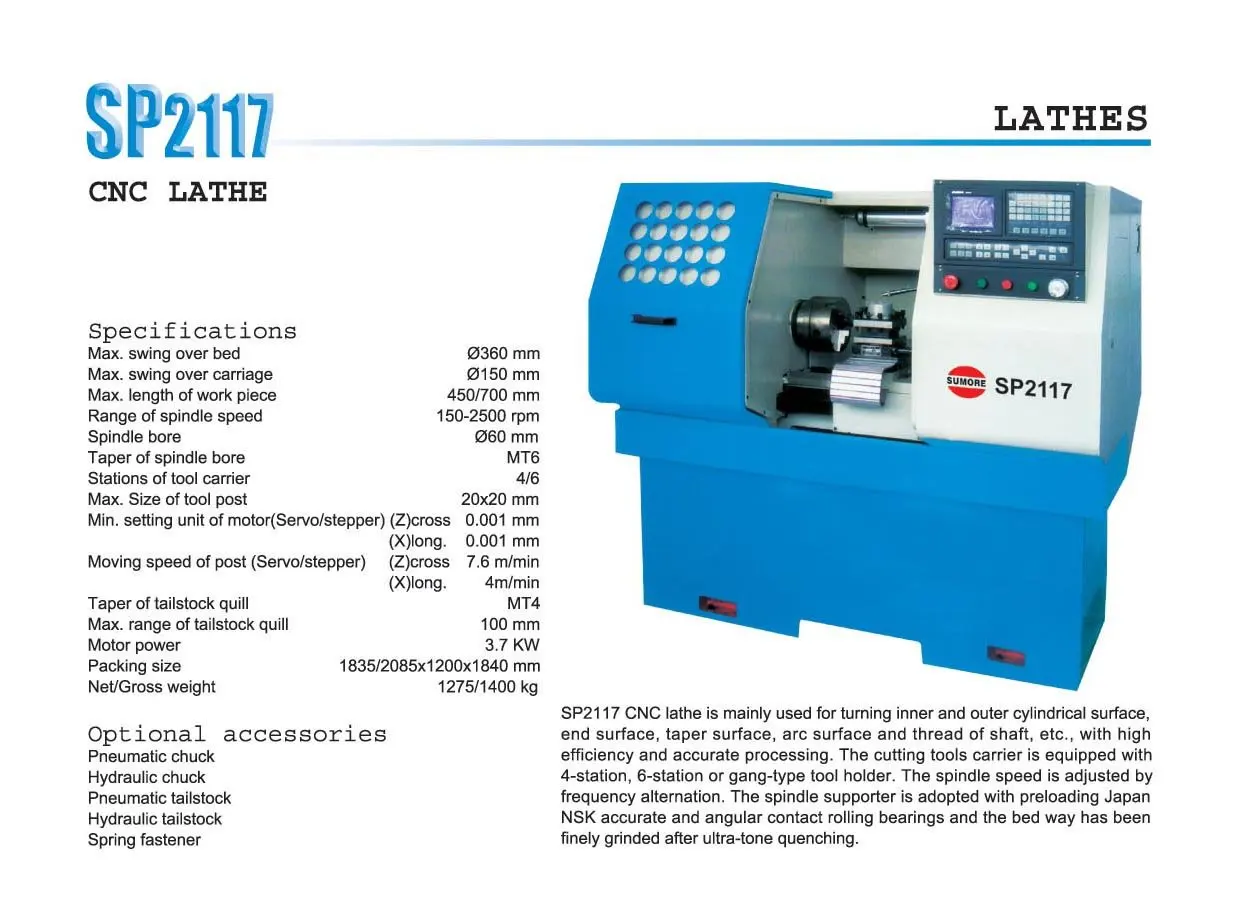 cnc metal spinning lathe machine for sale SP2117