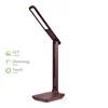 Flexible Leather Style Desk Lamp Cover Dimmable, CCT Adjustable Nordic Black Touch Study Foldable Slim desk Lamp