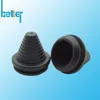 Molded Silicone EPDM FKM Neoprene Rubber Bellows With Flange