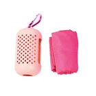 MT04 Super China Manufactured Micro Fiber Hand Twist Hair Neck Face Microfiber Cooling Drying Towel For Travel Sports