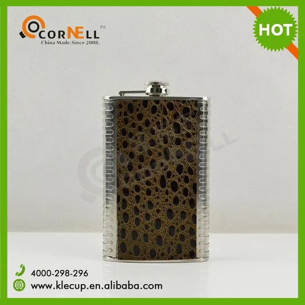10 oz mens stainless steel hip flask alcohol wine pot flagon
