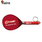 Custom aluminium logo mini metal 400w led light led projector keychain torch