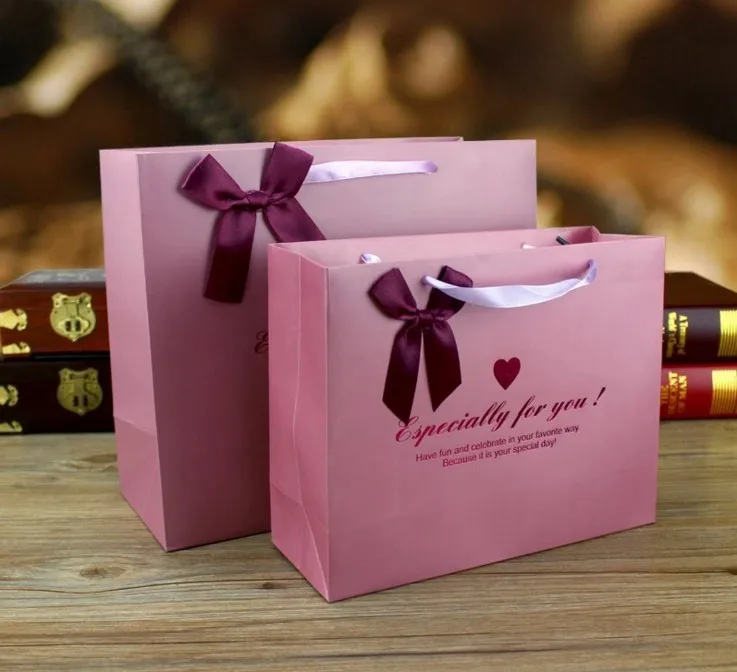 5 * 19.5 * 9 cm married gift bag wedding paper