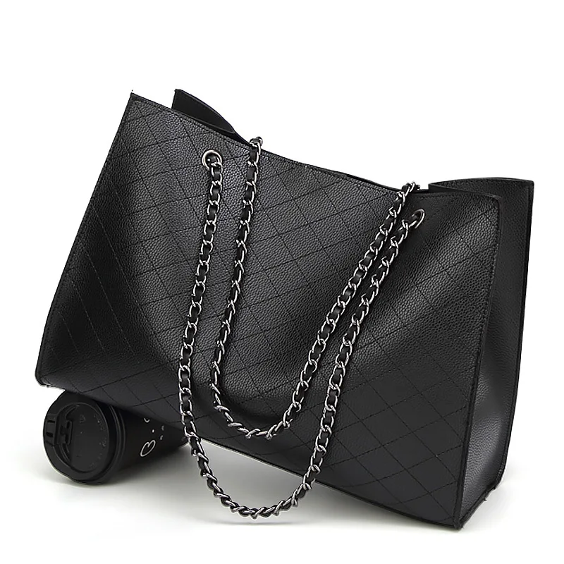 Leather Bags For Women 2021 Luxury Handbags Women Bags Designer Big Tote Hand Bag Chain Leather Handbag Set Bolsa Feminina, Customizable
Leather Bags For Women 2021 Luxury Handbags Women Bags Designer Big Tote Hand Bag Chain Leather Handbag Set Bolsa Feminina, Customizable