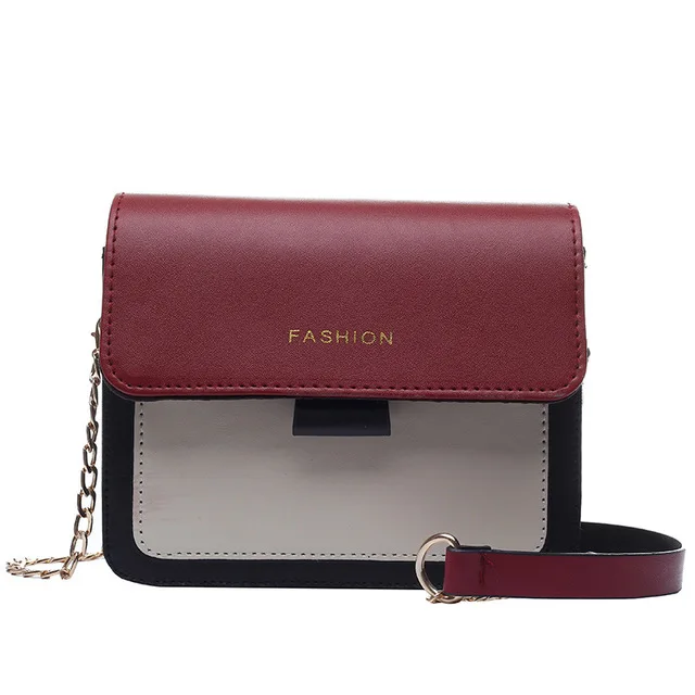 2019 Hot Sales Luxury Fashion Chain Bag Women Leather Handbags High Quality contrast color PU Shoulder Bags 
2019 Hot Sales Luxury Fashion Chain Bag Women Leather Handbags High Quality contrast color PU Shoulder Bags