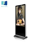 totem 55 inch floor standing digital signage lcd advertising player