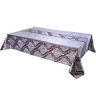 China Supply Embossed Gold PVC Arabic Table Cloth