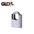 High accuracy safety solid stainless steel hammer lock iron padlock