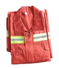 high quality Reflective 100%Cotton red road safety protective traffic suit