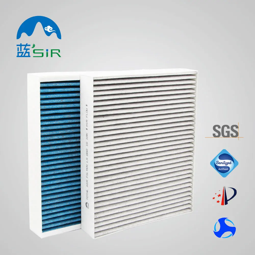 Shanghai car air filter factory carbon filter