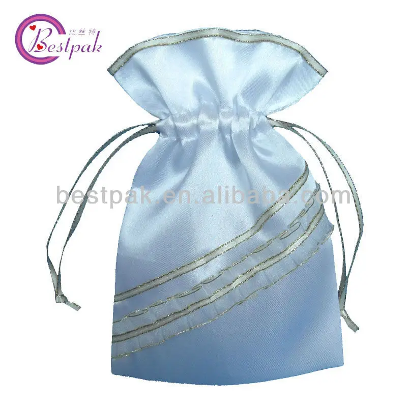 2013 high quality satin shoe bag drawstring bag gift bag