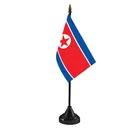 North Korea Stand Table Top Flag Or Desk Flag Stand With Plastic Pole