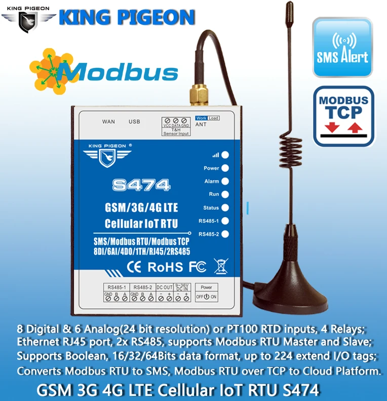 2G/3G/4G/NB-IoT Modules Remote Access Control for BTS monitoring Ethernet S475 - ANKUX.COM