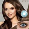 3 TONE Factory wholesale Freshgo L02 color optical contact lenses eye colored circle lens