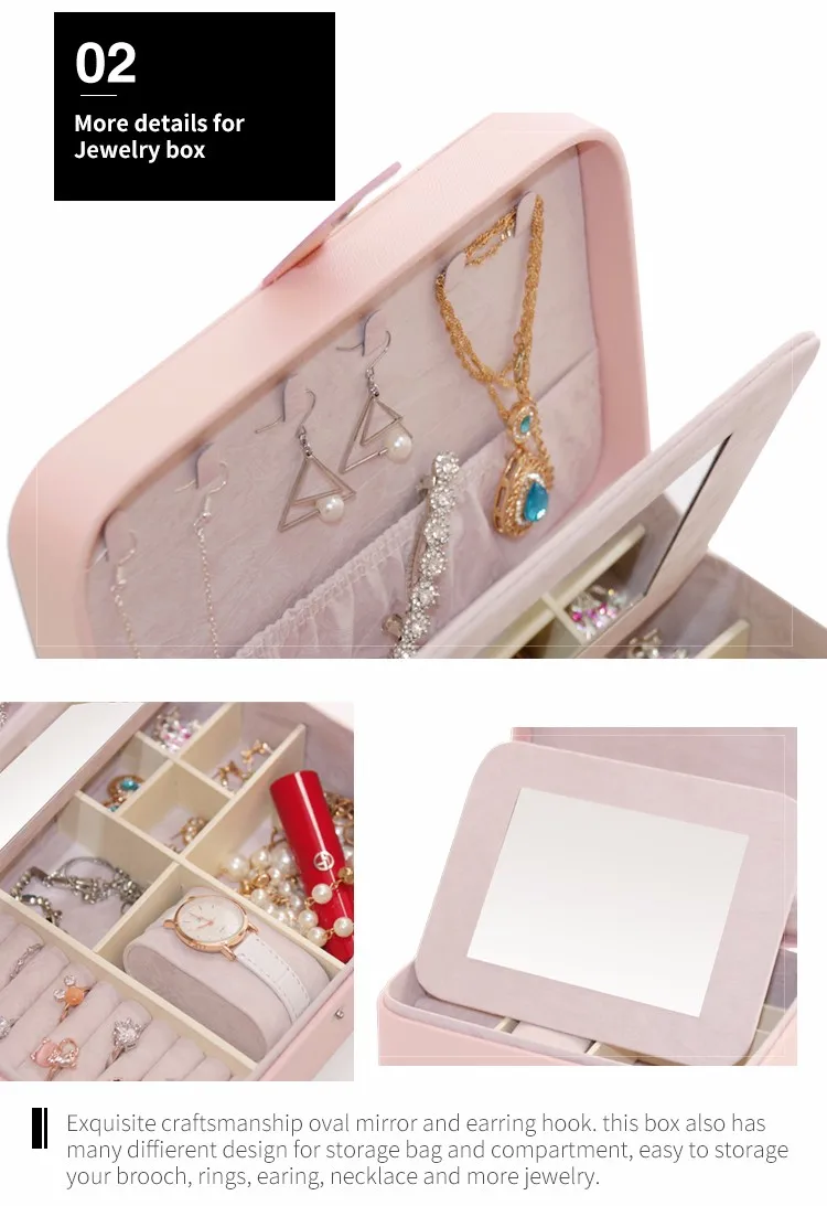 accessories  jewelry boxes  (110297655)  decription: pink color