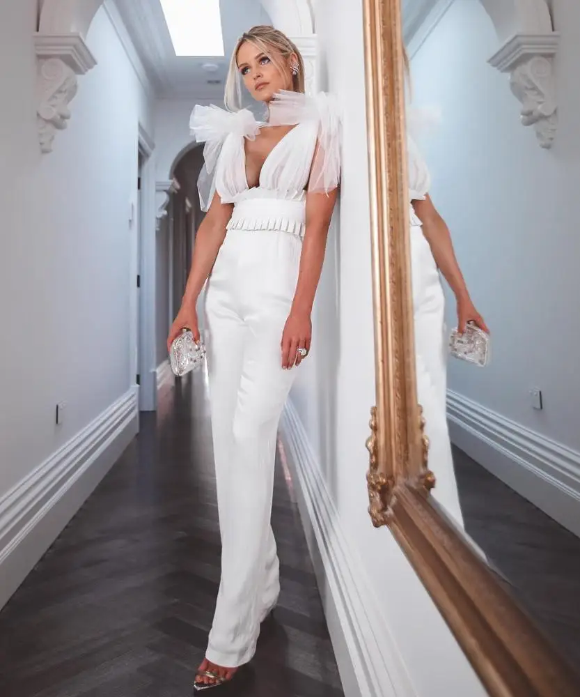 2019 New Sexy Deep V Neck Sleeveless Backless Lace Long Pants Party Bodycon Bandage Rompers Jumpsuit
2019 New Sexy Deep V Neck Sleeveless Backless Lace Long Pants Party Bodycon Bandage Rompers Jumpsuit