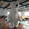 Hot sale factory price inflatable plush bear costume