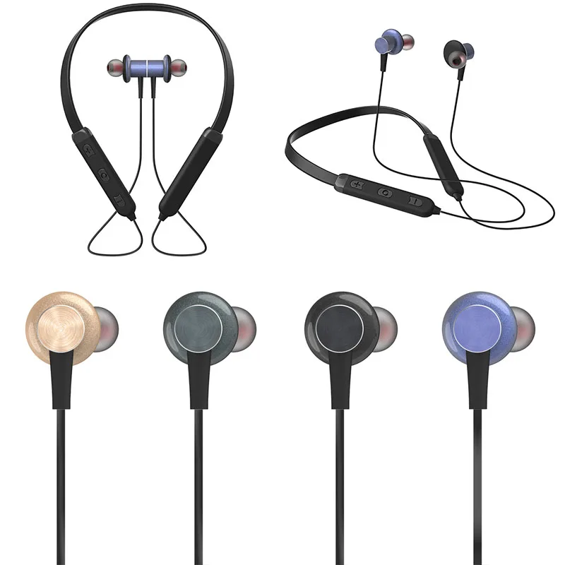 2019 Best sale factory price neck band 80mAh BT V4.1 wireless earphone - ANKUX.COM