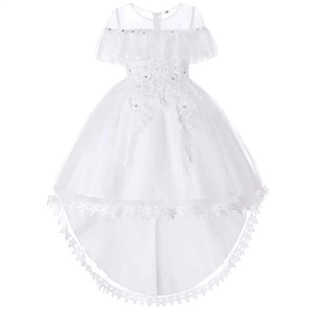Wholesale little girls Christmas pageant dresses appliques beaded trailing flower girl dress
Wholesale little girls Christmas pageant dresses appliques beaded trailing flower girl dress