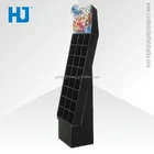 Showroom High Quality Cardboard Countertop Book Display Stand, Paper Corrugated Furniture CD Display Floor Stand