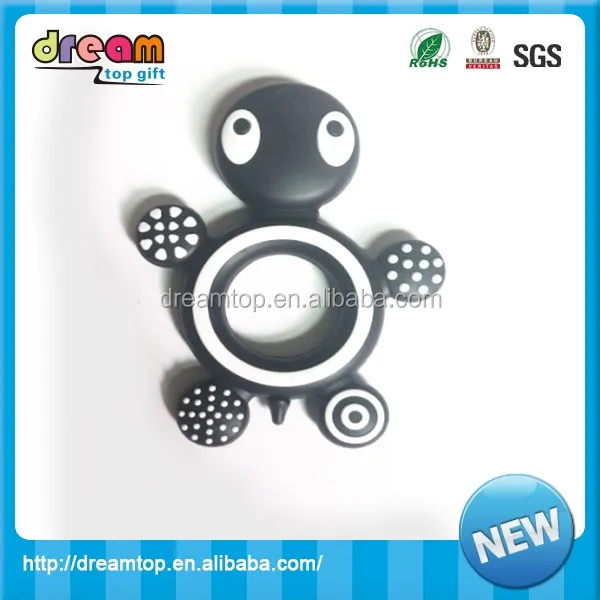 animal design teether silicone teething necklace pendant baby