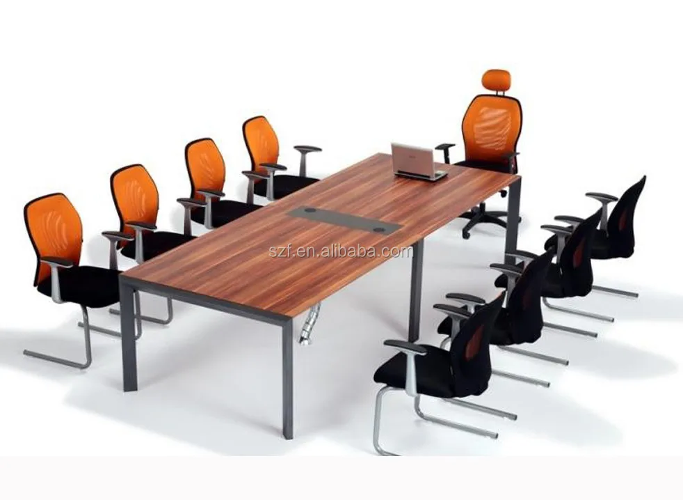 ヨーロッパ スタイル グレー会議テーブル メラミン パーティクルボード会議テーブル (SZ-MTT092)仕入れ・メーカー・工場