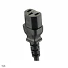Europe America UK Australia IEC C13 Computer Rice Cooker AC Power Cord Extension Cable Male And Female Electrical Connector Plug