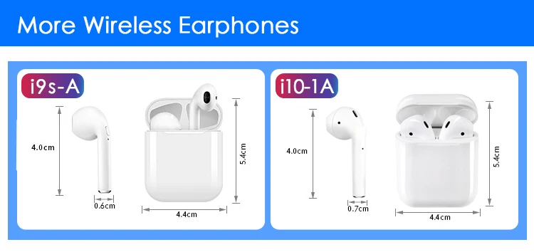 2019 Newest i9s for cellphone TWS Wireless mini Blue tooth Earbuds Wireless Headsets earphone earbud wireless earphone - ANKUX.COM