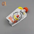 2018 Customized Stand up juice, fruit drink,baby food with cap stand up spout pouch