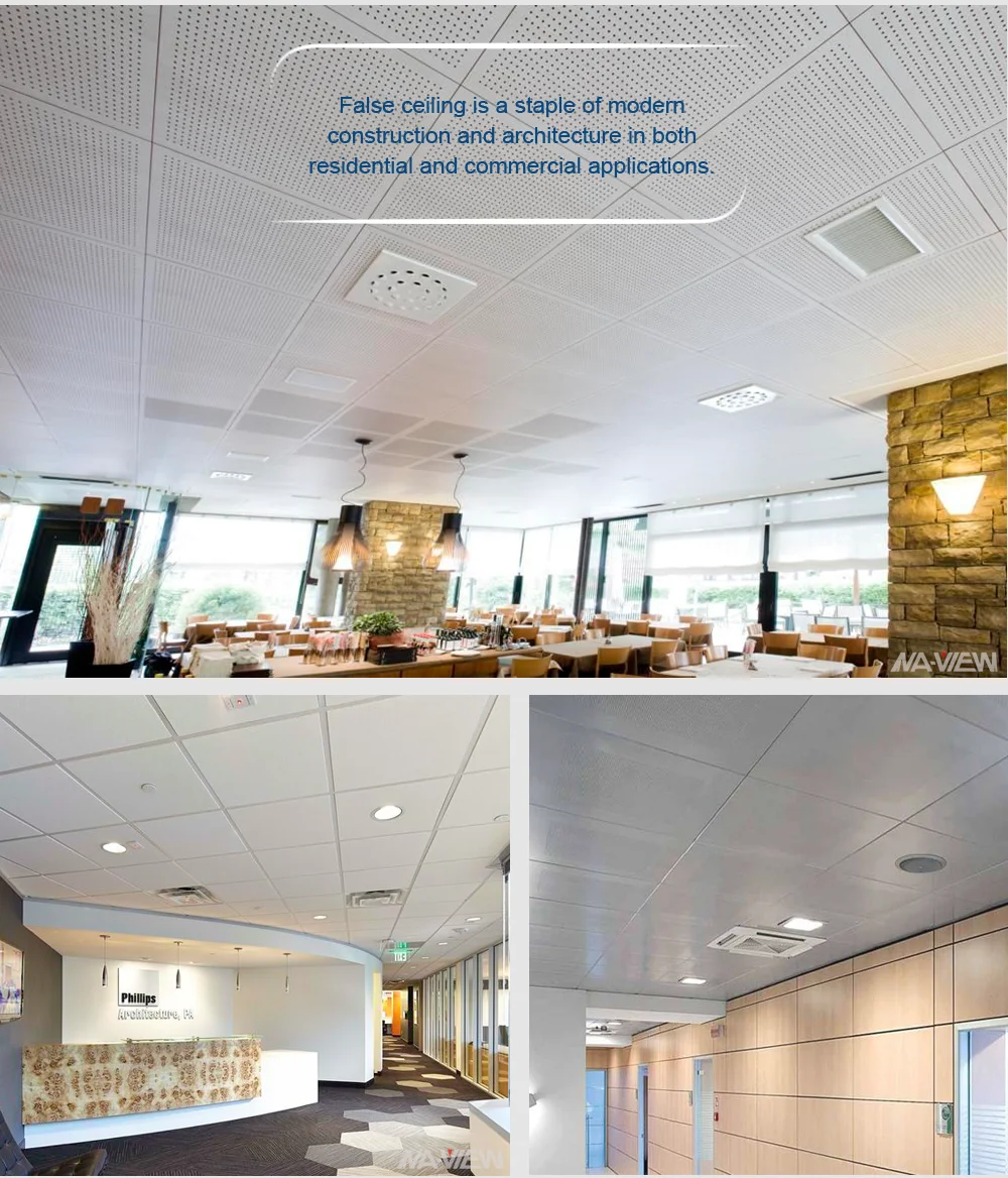 2017 Aluminum Alloy Metal False Ceiling Designs Produced By China