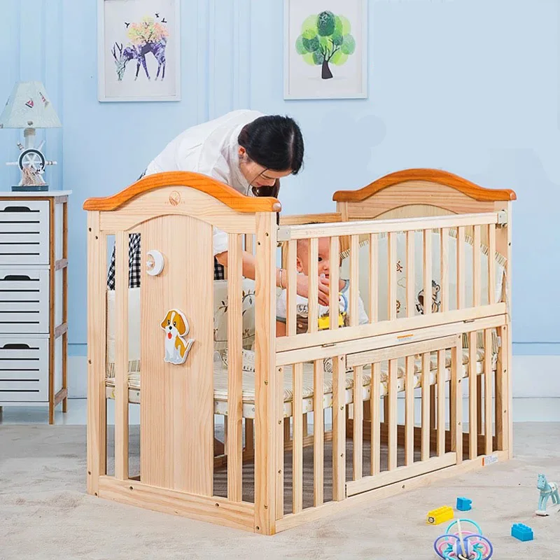 baby cot designs in wood