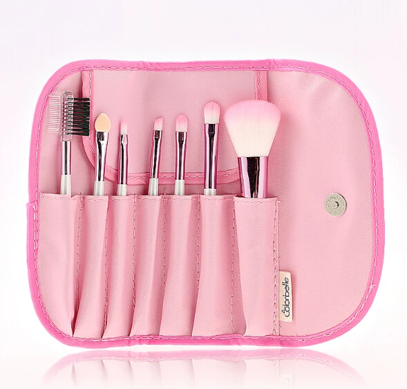 7 pc pink makeup brush small travel set beauty synthetic hair make up brush kit
7 pc pink makeup brush small travel set beauty synthetic hair make up brush kit