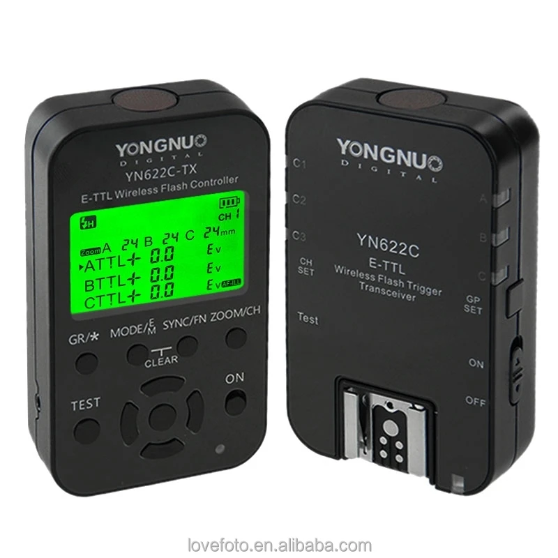 Original Yongnuo YN-622 TX YN 622C ETTL Flash Trigger With Transceivers For Camera Wireless Triggers Flash Studio