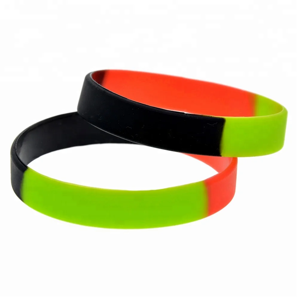 50PCS Segemented Color Bracelet Black Green and Red Plain Band Silicone Wristband, Segmented color
50PCS Segemented Color Bracelet Black Green and Red Plain Band Silicone Wristband, Segmented color