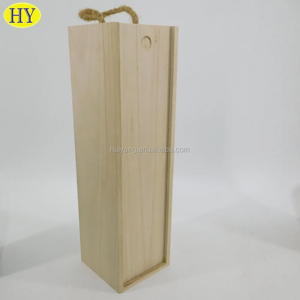custom print unfinished wholesale wooden slide top boxes