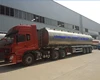 40000-50000L Tri-axle stainless steel milk tank / fuel tanker semi truck trailer