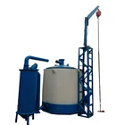 well-known brand mingxin wood chips jute stick coconut shell wood charcoal sawdust carbonization furnace