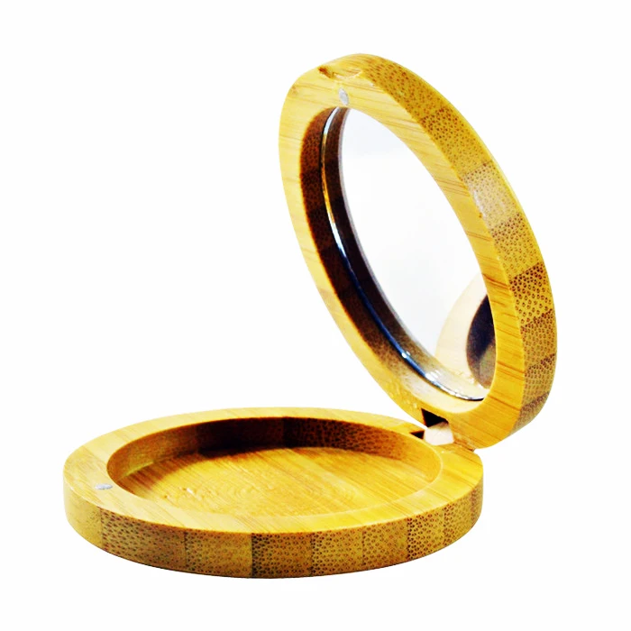 Portable custom logo wooden cosmetic custom compact makeup bamboo pocket mirror, Natural
Portable custom logo wooden cosmetic custom compact makeup bamboo pocket mirror, Natural