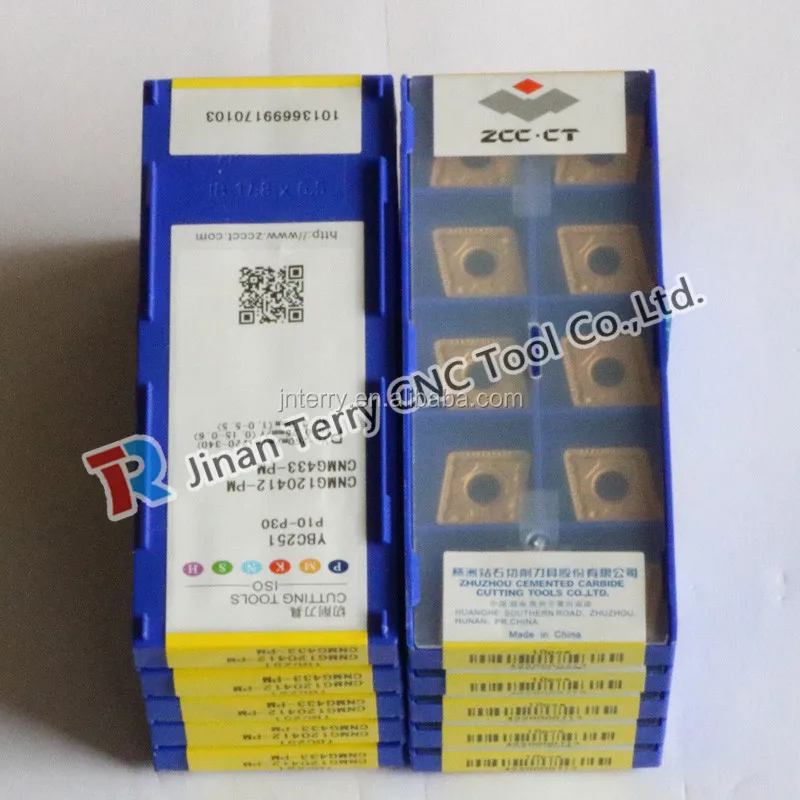 10pcs ZCC.CT VNMG160408-DF YBC151