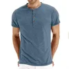 Mens Fashion Casual Henley T-Shirts
