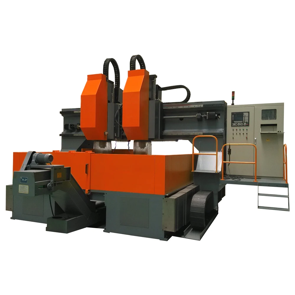 Gantry Movable Multi Spindles Cnc Flange Drilling And Milling Machine