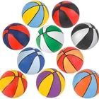Customize kid mini sports pack basketball toy promotional PU foam stress basketball toys sets