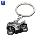 High quality promotional gift custom logo 3D motorcycle metal keychain