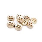 High quality custom 10mm shirt clothes 4 hole metal buttons