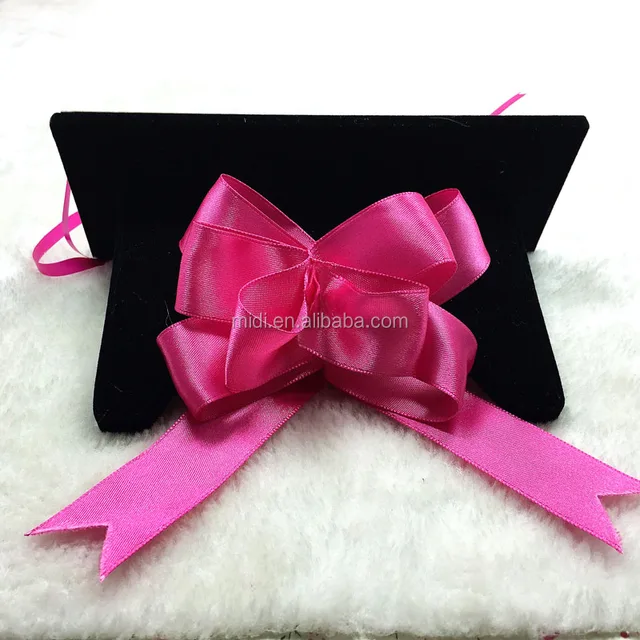 gift wrapping pull bow pink ribbon