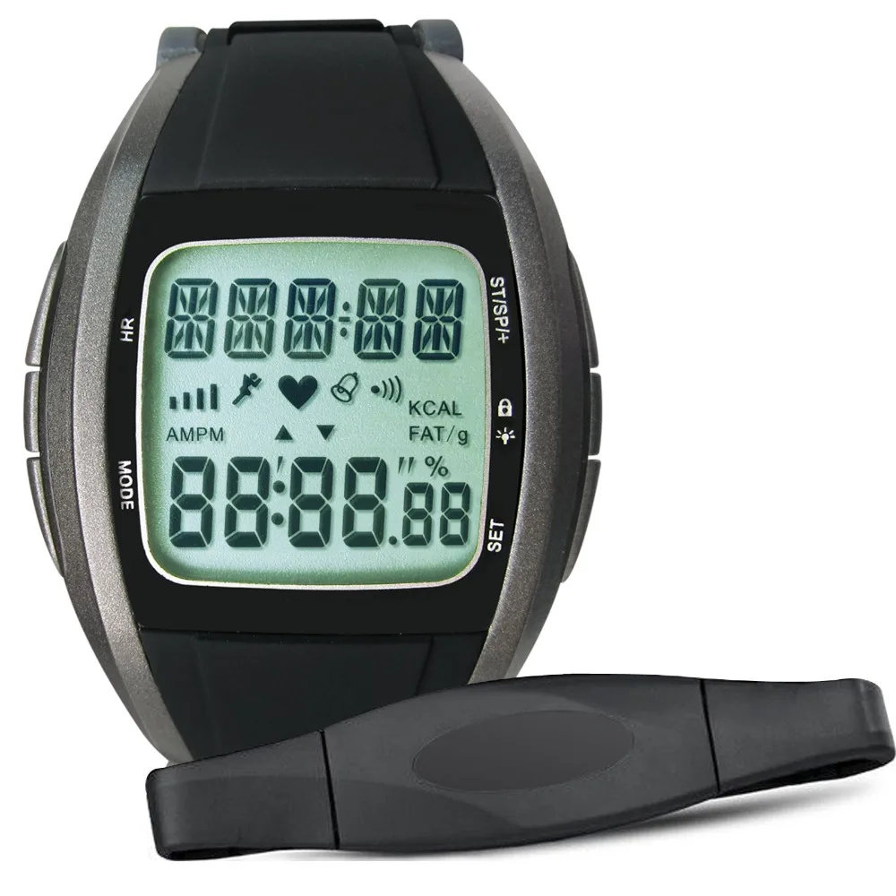 Wireless Multi-Function Heart Rate Monitor Chest Strap Watch Fitness Belt Sport Calorie Fat Calculation 30 ~ 240 bpm Range
Wireless Multi-Function Heart Rate Monitor Chest Strap Watch Fitness Belt Sport Calorie Fat Calculation 30 ~ 240 bpm Range