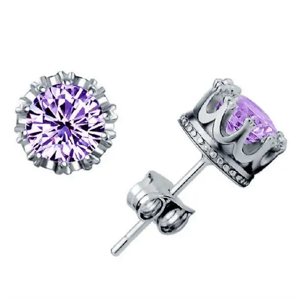 Sterling Silver Jewelry Stud Earrings Round Zircon CZ Fashion four claws Jewelry Crystal Studs for Women Men, Same as the photos
Sterling Silver Jewelry Stud Earrings Round Zircon CZ Fashion four claws Jewelry Crystal Studs for Women Men, Same as the photos